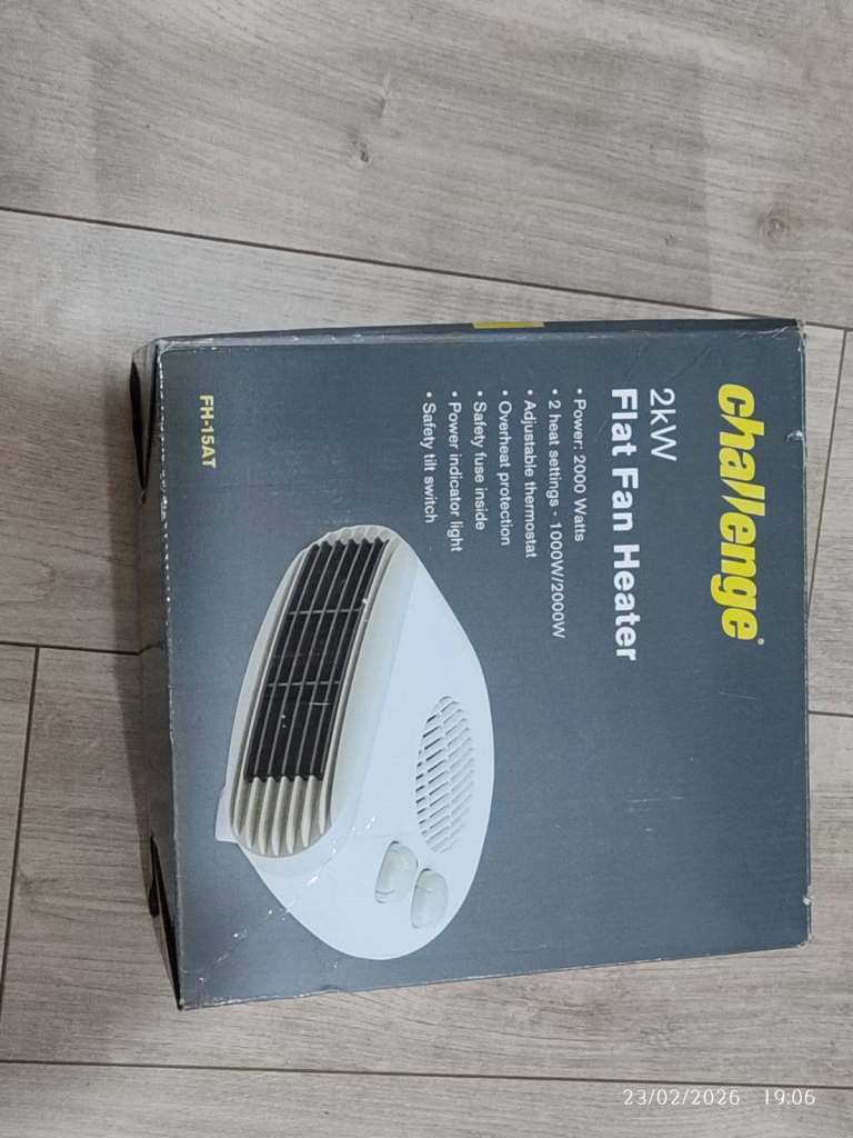 Challenge Flat Fan Heater