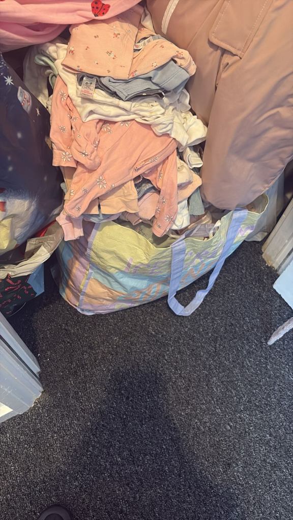 2 bag of girls clothing age 6/9 month