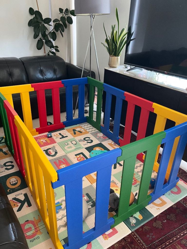 Baby Playpen with Foam Play Mat