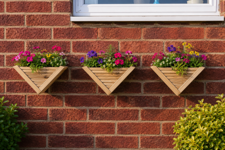 🌿 HANDMADE WALL PLANTERS – PERFECT FOR FENCES, GARDENS & FRONT DOORS 🌿