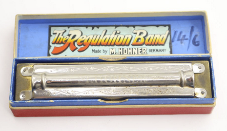 Hohner Harmonica 'Regulation Band' with box 