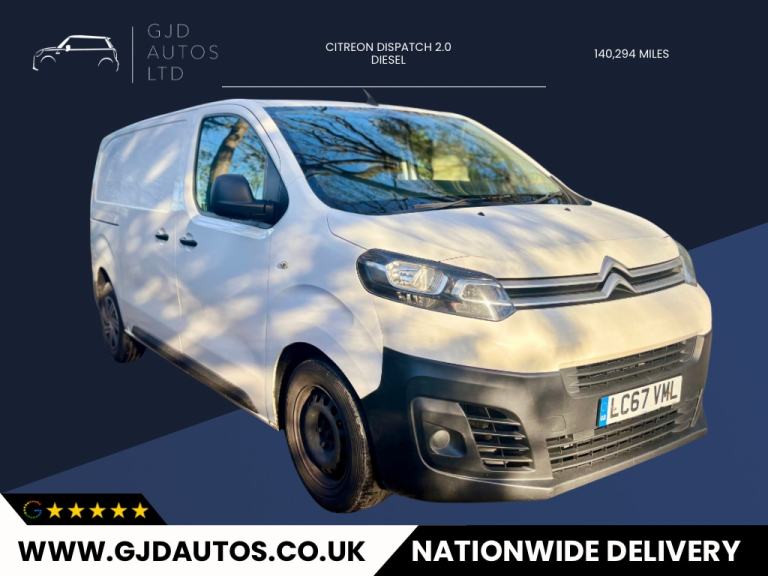 2017 Citroen Dispatch 1400 2.0 BlueHDi 120 Van Enterprise PANEL VAN Diesel Manual