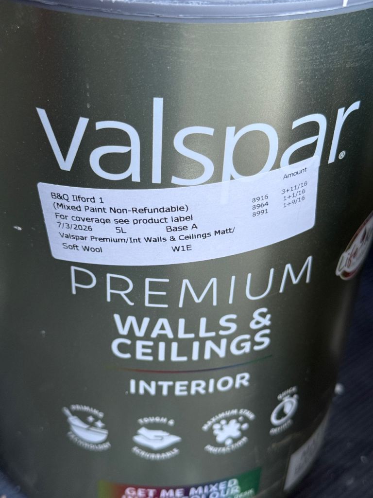 Valspar Paint - Soft Wool colour