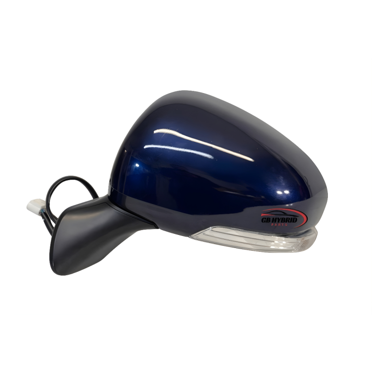 image for Toyota Prius Plus 2011-2020 Complete Passenger Side Mirror Blue (UK Model)