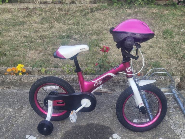 KIDS GIRLS CHILDREN CITY GIRL 14 INCH WHEELS BIKE BICYCLE