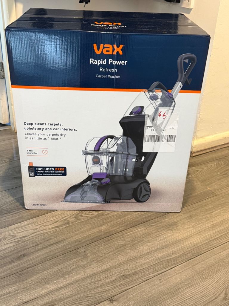 Vax rapid power carpet cleaner 
