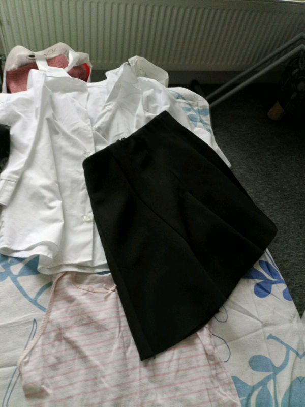 Girl Uniform and white vest 