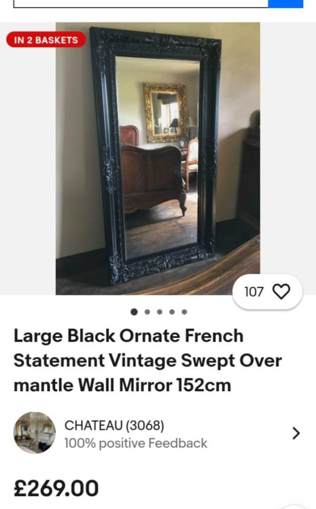 Large floor mirror 
