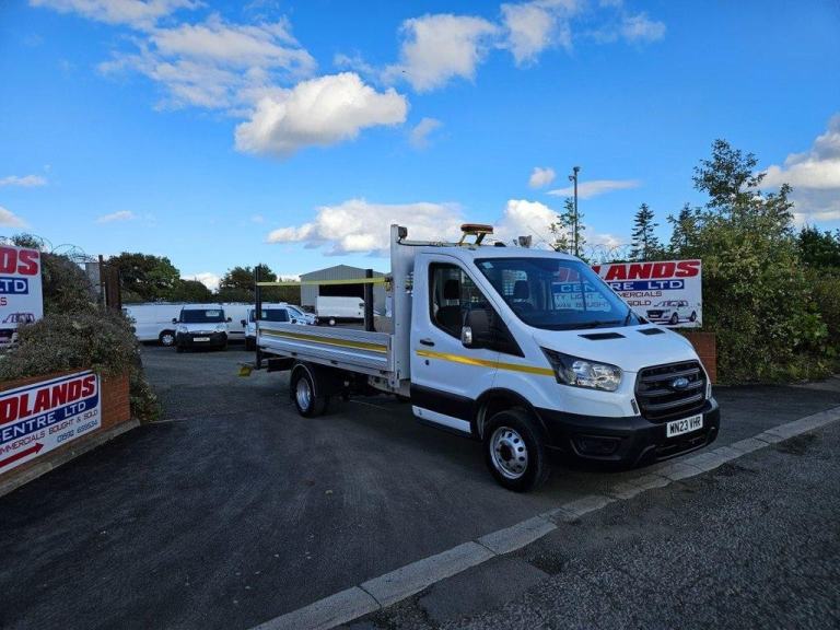 2023 ON 23 PLATE FORD TRANSIT 350 LEADER 130BHP TDCI DROPSIDE PICKUP 53K ULEZ 