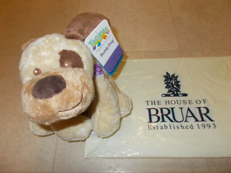 BRAND NEW - Unwanted Gift - Taggies Buddy Dog Soft Toy