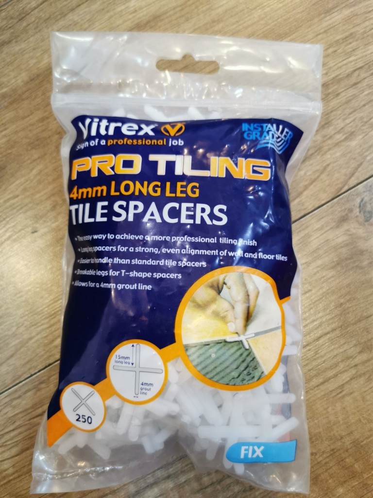 Vitrex 4mm long leg tile spacers 