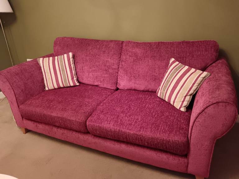 2 x 3 seater sofas