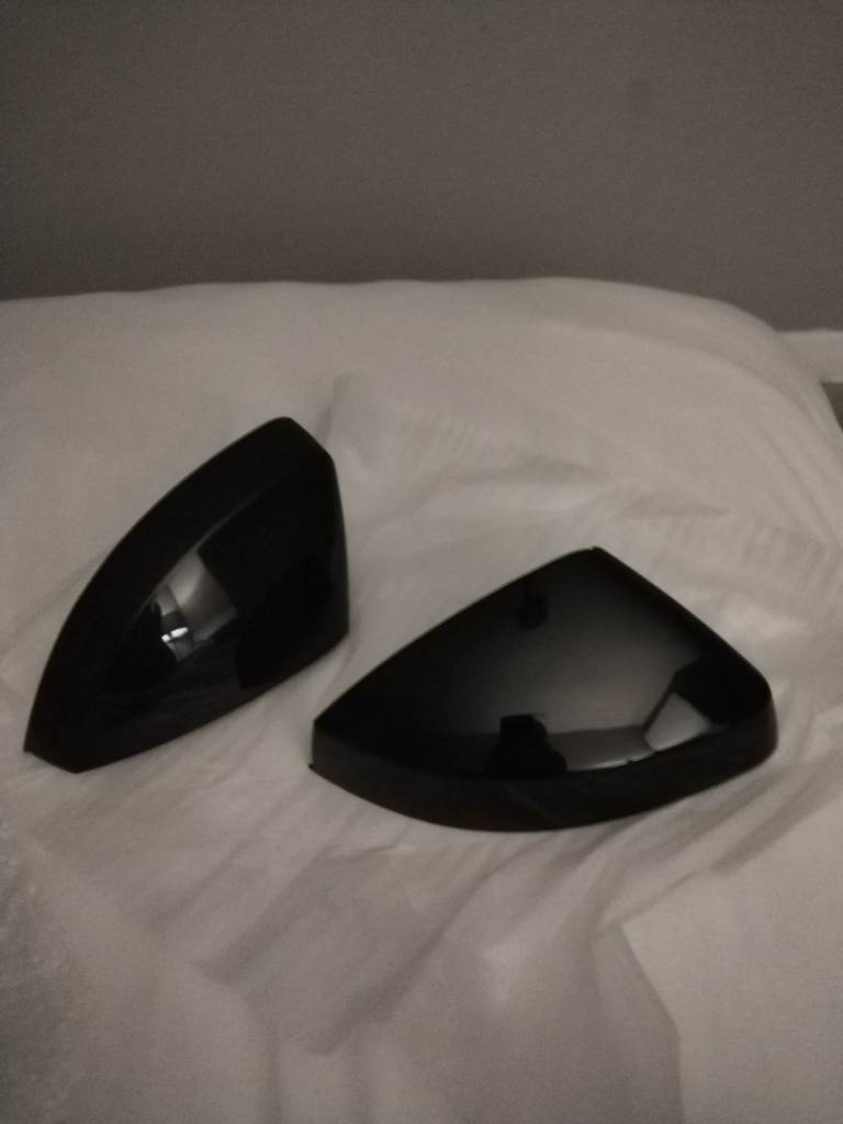 Audi a3 gloss black wing mirror covers