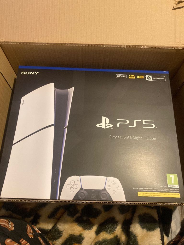 Boxed PlayStation 5 Digital edition. 