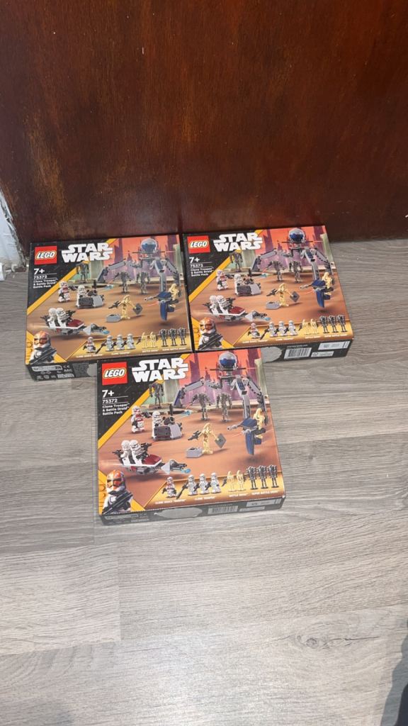 3x NEW LEGO Star Wars Battle Packs - Factory Sealed