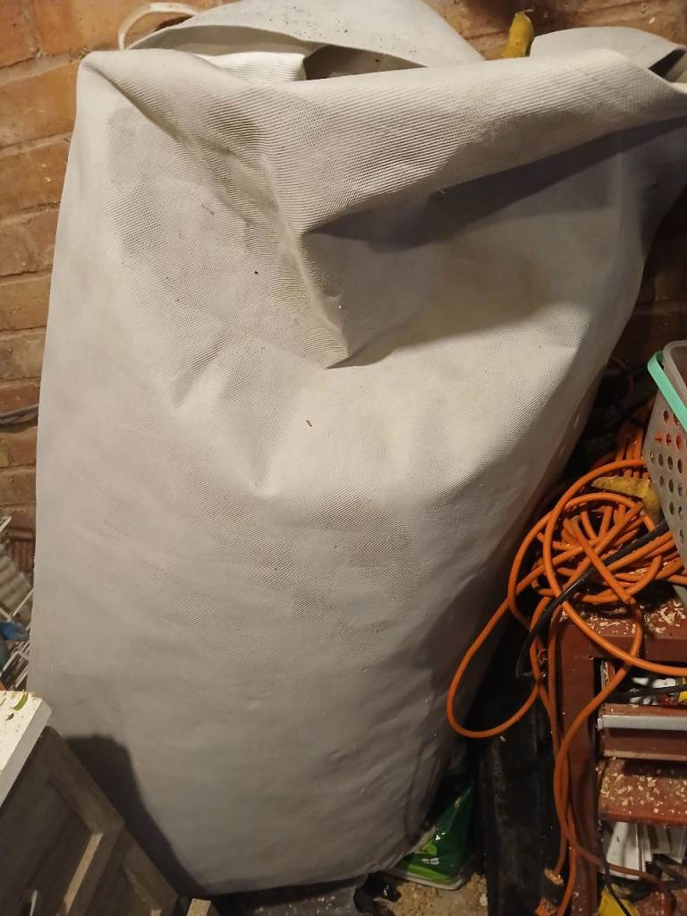 Caravan cover new.  with poles new condition 