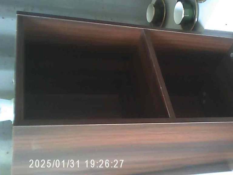 MODERN OAK STYLE 2 TIER UPRIGHT SHELVING / BOOKCASE. IN GOOD ORDER. VIEWING - COLLECTION