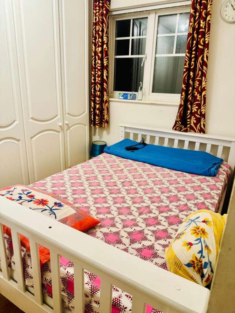 Small double bunk bed wooden