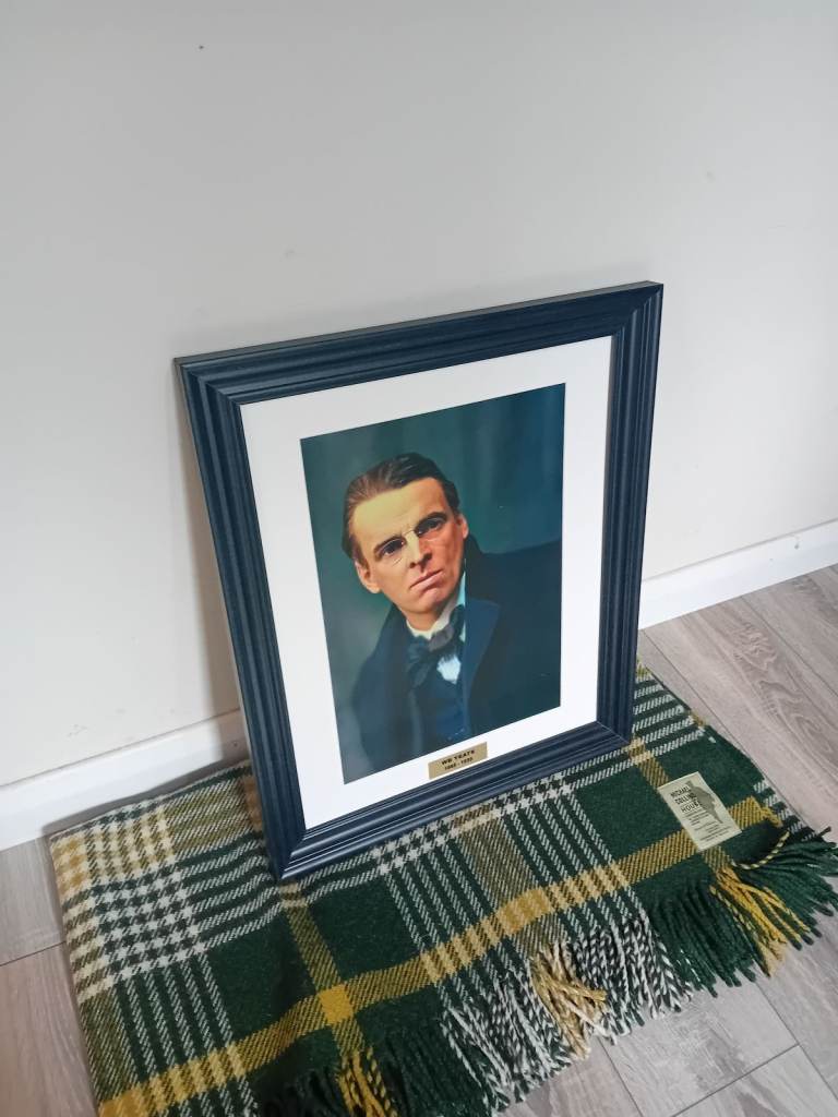 Wb yeats picture framed