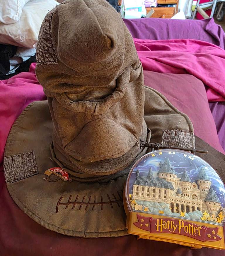 Harry Potter sorting hat an polly pocket 