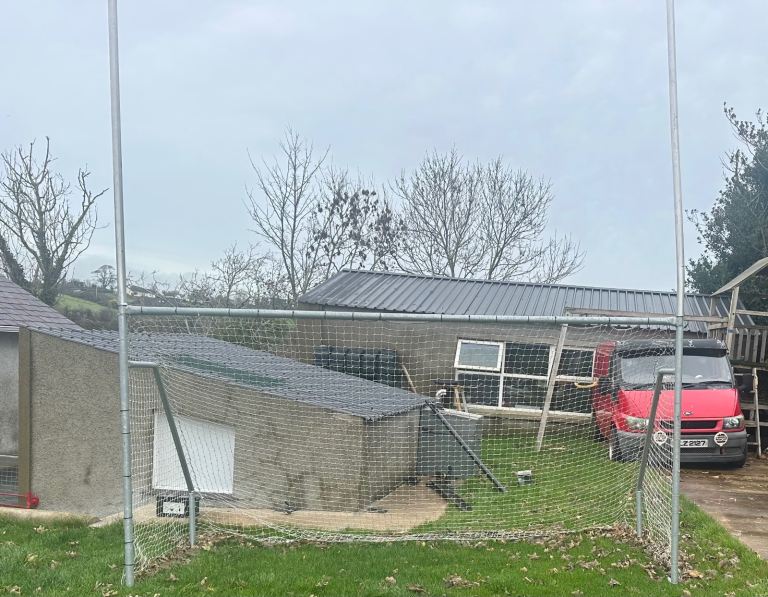 Full size goal posts