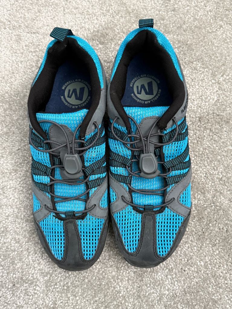 Men's Merrell Hiking/Walking Shoes Size 7 Mykos Octo Castle Rock Blue