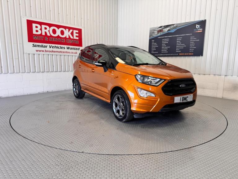 2018 Ford Ecosport 1.0T EcoBoost ST-Line Euro 6 (s/s) 5dr HATCHBACK Petrol Manual