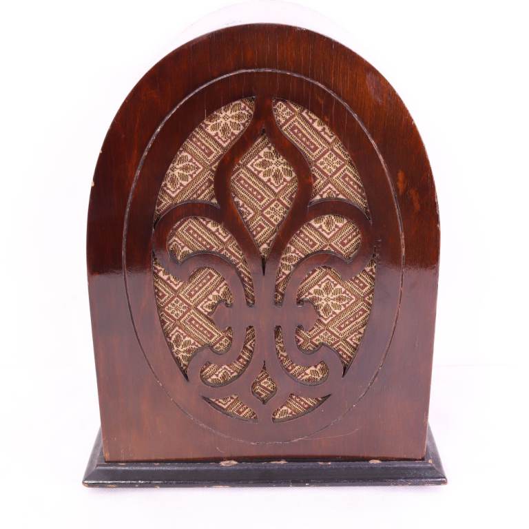 Vintage Brandes Mahogany Radio Speaker.