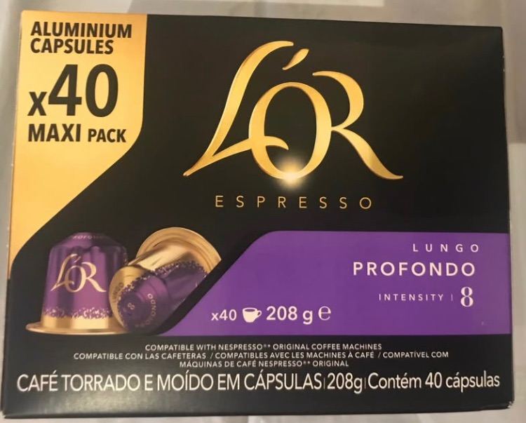 Coffee capsules pack 