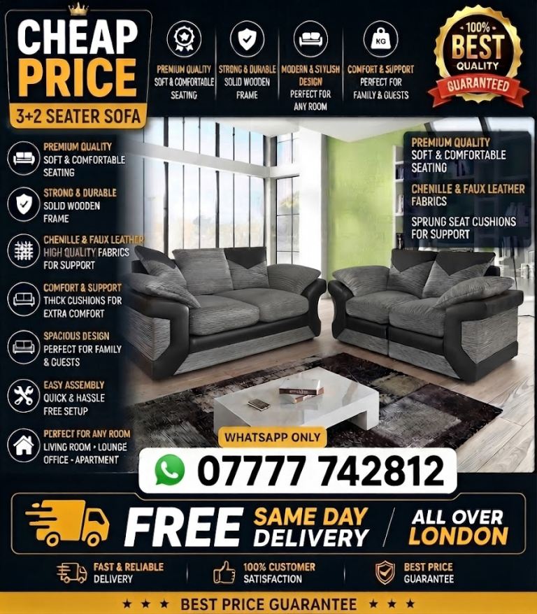 Corner Sofa – Modern & Comfortable two and three seater uyfdh)