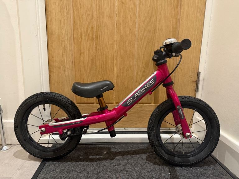 Childrens Islabike Rothan Balance Bike, Pink, Ready To Ride! 
