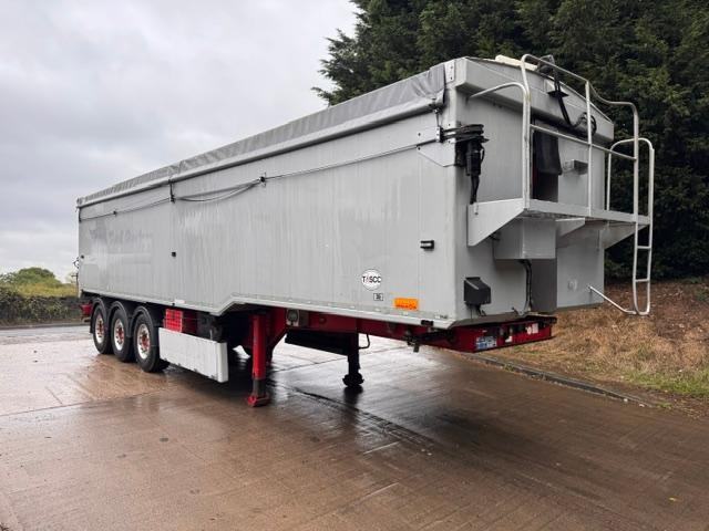 2015 WILCOX TRI AXLE 11.3M ALLOY PLANK SIDE TIPPING TRAILER WEIGHER