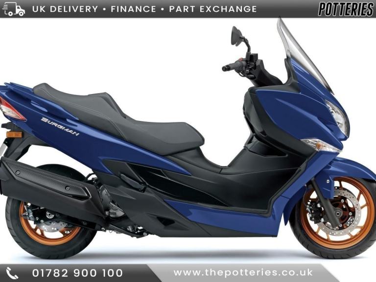 Suzuki Burgman 400 2025 ALL COLOURS AVAILABLE