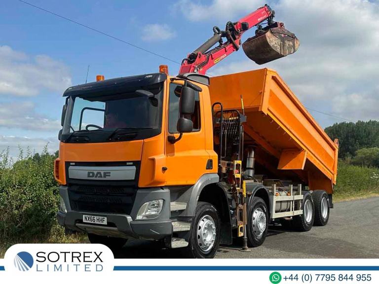 DAF TRUCKS CF440 8 X 4 Tipper with Grab - Euro 6