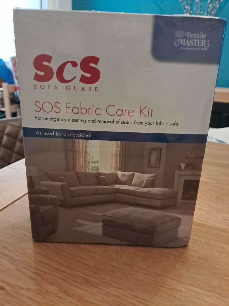 SCS Sofa Guard SOS Fabric Care Kit Brand NEW.... Unopened 