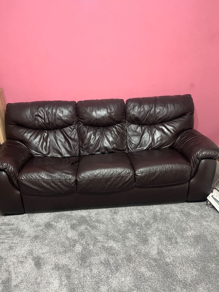 Leather sofa