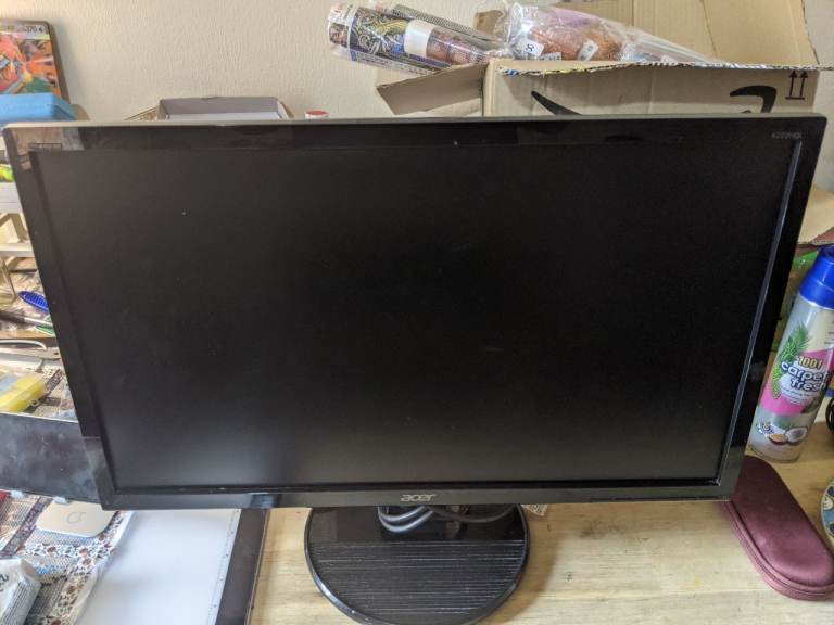 Acer Computer Monitor - Black, Good Condition