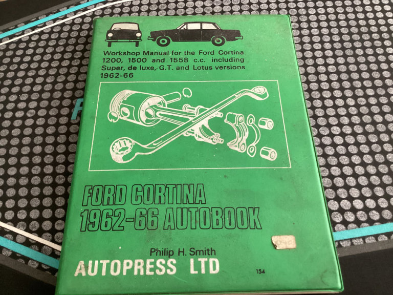 Original Ford Cortina 1962 to 1966 workshop manual