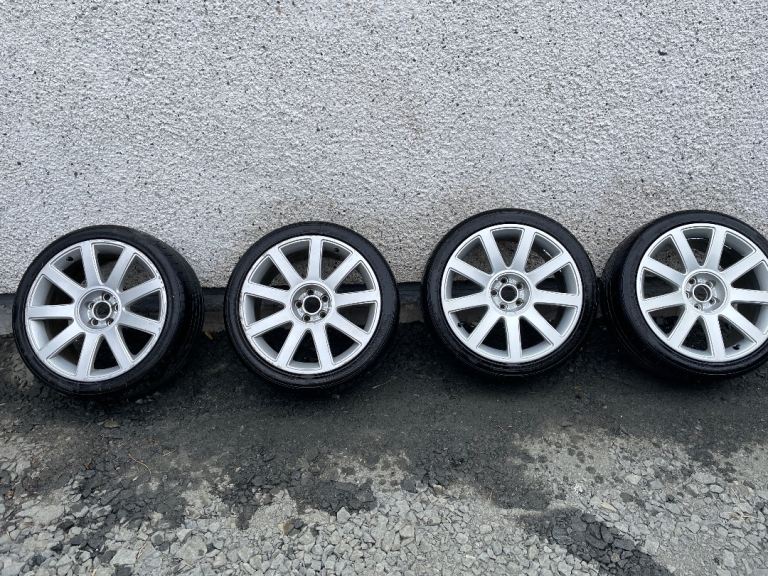 Audi alloy wheels 18” 5x100