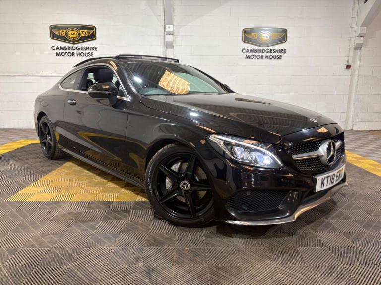2018 Mercedes-Benz C Class 2.1 C220d AMG Line (Premium Plus) G-Tronic+ Euro 6 (s/s) 2dr COUPE Die...