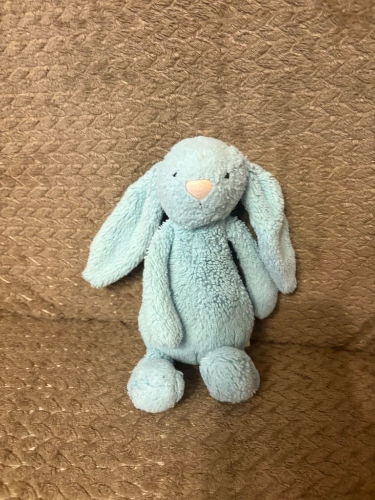 Jellycat small aqua bashful bunny