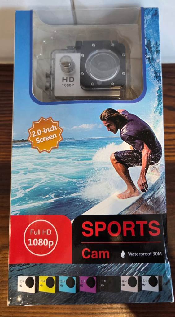  Full HD 1080p Action Sports Cam – Waterproof 30M