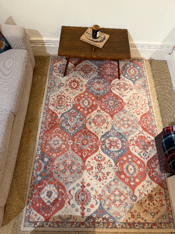 Wool Blend Vintage Style Rug – Persian Pattern