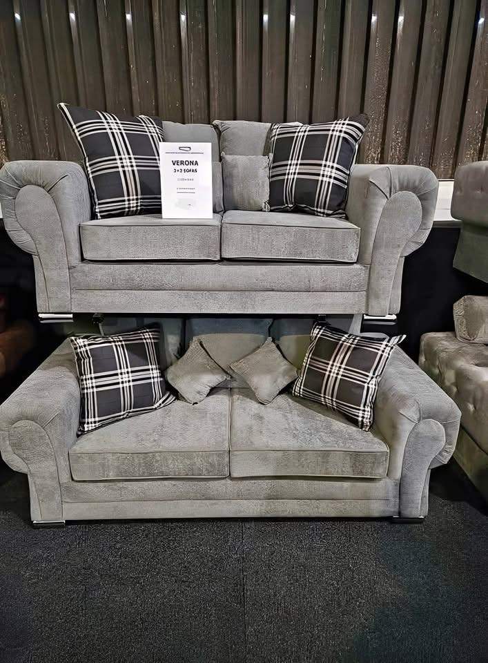 Brand New Verona 3+2 Sofa Set |& 5 Seater Corner Sofa Chesterfield Style  | Fast Delivery
