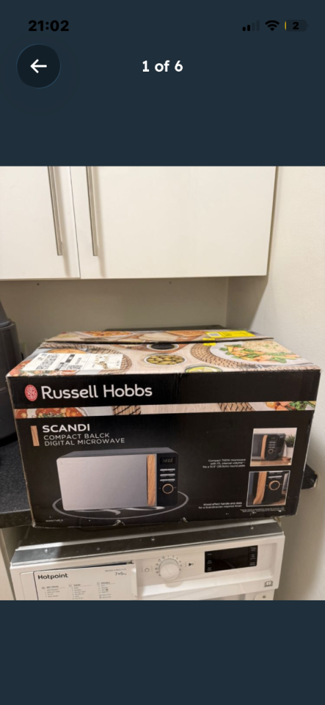 Russel Hobbs Scandi digital microwave 