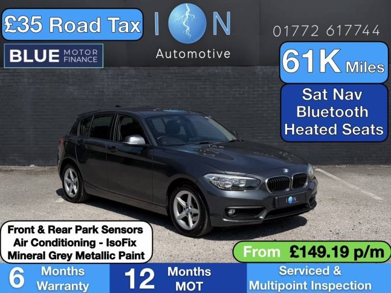 2016 BMW 1 Series 1.5 118i SE *35 Tax, Heated Seats, Nav, Sensors, DAB* Hatchback Petrol Manual