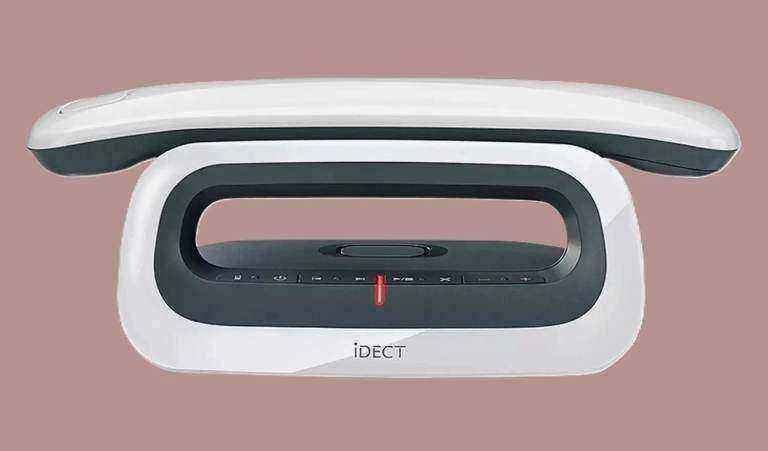 White iDECT Cordless Single Telephone with Answering Machine.For spares or repairs. POST OR COLLECT!