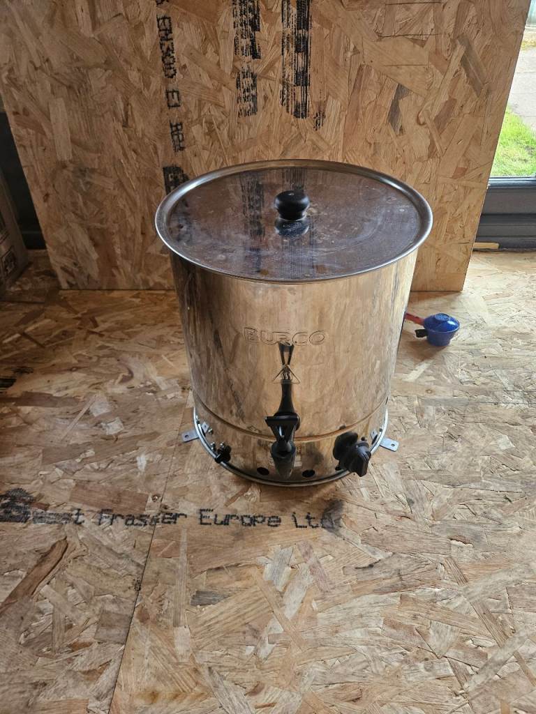 Burco manual fill gas water