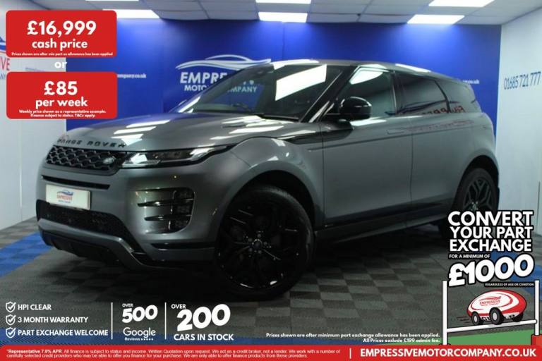 2019 19 LAND ROVER RANGE ROVER EVOQUE 2.0 D150 R-DYNAMIC S SUV 5DR DIESEL AUTO 4