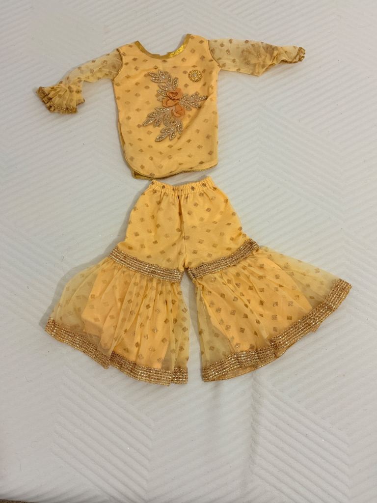 Indian sharara and salwar suit for 2-4 years old girls